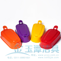  Original design portable color decoration temporary use squatting factory direct sales disposable pony bucket