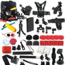 Suitable for GOPRO Accessories set Headband Chest strap Buoyancy stick bracket Selfie stick storage bag Universal full set