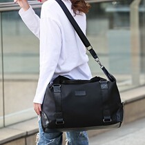 AOSIMAN travel bag handbag sports fitness bag mens large-capacity luggage bag business trip shoulder travel bag