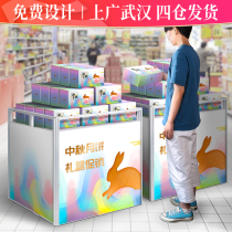 Supermarket flower shelf promotion table folding display rack dump truck special deal with car clothing store promotion car stacker