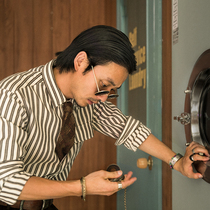 SOARIN American VINTAGE STRIPED LONG-sleeved shirt men Ami Kaza heavy weight CASUAL SLIM FIT suit shirt WINTER