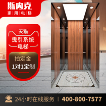 Sneck home elevator Guide rail hydraulic lift Private custom simple duplex building small villa elevator