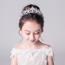 Childrens Accessories Princess Crown Hair accessories Hair band Rhinestone Flower girl Birthday headband Crown Girls performance hair clip