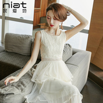 2021 new dress womens summer clothes can usually wear small dresses long dress chic gentle Super fairy dress