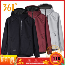 361 Degrees Womens Clothing 2021 Winter New Plus Suede Hat Cardiovercoat Women 361 Sportswear Women Casual Coat Tide