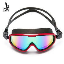 Sanqi swimming goggles Women Mens universal high definition waterproof anti-fog frame swimming glasses racing adult diving equipment