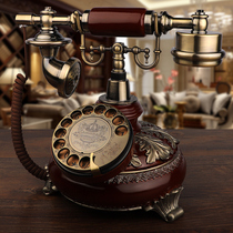 European retro telephone American household seat fashion old-fashioned dial phone wireless card
