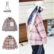 2021BSRABBIT Korean ski suit jacket single and double board men and women windproof and warm tide brand plaid shirt