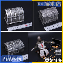 1 6 soldiers doll model Caribbean good Pirate Alloy treasure box Treasure box Treasure box Treasure box Spot