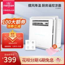 Famous Liangba kitchen embedded ventilation fan with pendulum air cooler integrated ceiling air conditioning type air cooler