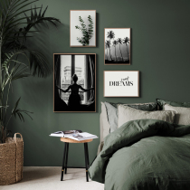 DIY digital coloring painting Girl literary oil painting adult hand painting painting hand painting painting oil decoration painting