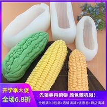 Red bottle sugar abrasive grinding melon bottle corn bitter melon silicone mold beeswax bottle sugar snack diy silicon