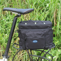 Driving electric folding bicycle rear rack bag bag mountain bike rear bag bicycle rear rack tail bag helmet bag