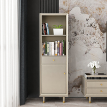 Full Solid Wood Light Lavish Wine Cabinet Bedroom Small Family Cherry Wood Modern Minima Home Ins Wind Glass High Side Cabinet