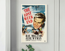 The Lost Weekend 1945 Billie Wilde Oscar poster