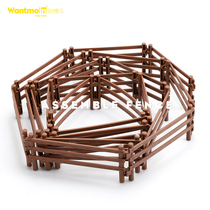 Play Mold Emulation Ranch Fencing Fence 20 Pieces Fit Plastic Farm Fence Length 140cm