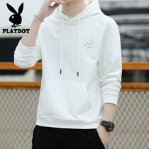 Playboy couples sweater mens hooded spring and autumn mens long sleeve T-shirt Korean version of handsome trend ins hip hop