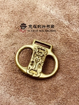 Bow and arrow copper pendant knife hanging