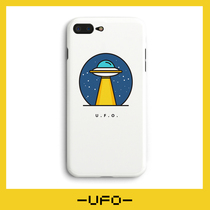 White Yu Tongan cute UFO mobile phone shell iPhone7plus 8 suitable for Apple 11PRO XS MAX XR