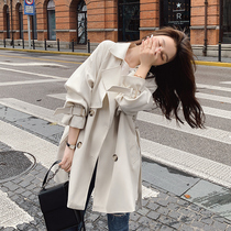 Small thin windbreaker womens long 2021 Spring and Autumn New this year popular high-end sense short jacket