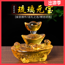 Citrine ingot cornucopia ornaments living room ornaments New year home decorations housewarming new home opening gifts