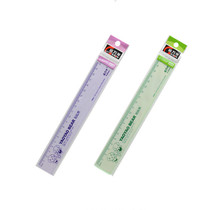 Jinwannian G6304A Yell bear 20cm ruler Student stationery ruler G6303A color 15cm transparent ruler