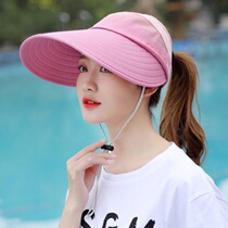 2021 new cap children spring and summer sun hat hood face hat outdoor bicycling internet red fashion sun hat empty tophat