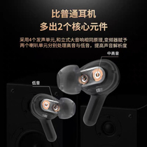 Dual moving circle stereo TWS true wireless noise reduction music Bluetooth headset HIFI high sound quality for Apple Huawei
