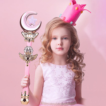 Magic wand girl princess fairy stick girl little magic fairy set luminous toy Bala childrens gift