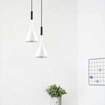 Nordic ins headboard Cement chandelier Grand Lima Carolon brief Three-head restaurant bar Bench Led Single Small Lamps