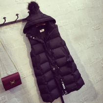 Large size female autumn winter down vest 200kg loose fat sister cotton coat 2020 new bread cotton coat