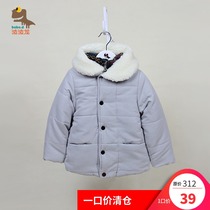 Bobolon girls plus velvet padded cotton winter baby warm coat childrens cotton coat winter thick winter childrens clothing