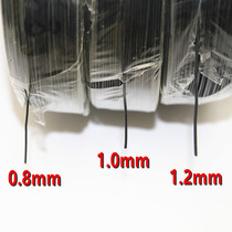  Galvanized plastic-coated iron wire Black round wire and cable strapping wire 1 0 wire strapping 200 meters rubber-coated iron cable tie tying wire