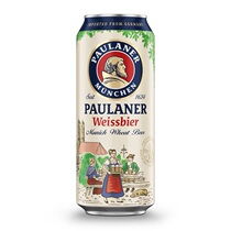 German imported Paulaner Paolana Bosaurus yeast type wheat beer 500ml * 6 listen canned whole box