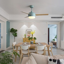  Fan light Ceiling fan light Living room Dining room Bedroom Nordic lamps Household childrens modern simple live fan chandelier