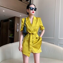 Xunshi star rain light luxury 2021 summer new fashion trend temperament celebrity light luxury two-piece set