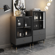 Italian light luxury bucket cabinet small side cabinet wine cabinet Nordic modern living room kitchen cabinet storage cabinet simple bedroom locker