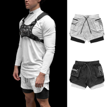 Summer American New Sport Shorts Double Middle Pants Nans Breathable Speed Dry Loose Men Outdoor Fitness Shorts