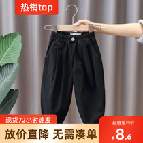 Boys spring and autumn casual pants baby spring and autumn Joker trousers tide Korean version of foreign boy pants tide