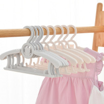 Childrens Hanger Home Baby Telescopic Wide Shoulder Hangers Clothes Packs Multifunctional adhesive hook Baby Drying Hangers