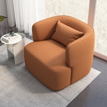 Single sofa chair bedroom living room home hotel simple modern technology fabric lazy leisure backrest chair