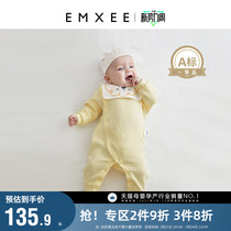 Kidmans baby clothes male and female baby autumn and winter style pure cotton one-piece clothes long sleeve khae climbing clothes for baby clothes autumn clothes