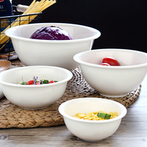 White bone china home meal bowl big bowl drink soup bowl Small Bowl combination large dessert bowl steamed egg ceramic bowl