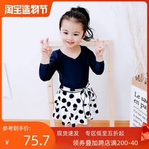 Li Xiaofan Korean version of cute parent-child girls swimsuit Small fresh princess skirt split flat angle in the big childrens swimsuit