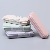 Environmentally friendly foldable travel portable tableware set outdoor chopsticks spoon Fork three-piece set of student tableware