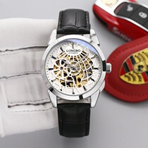 LONGBO Dragon Wave New 83211 Mechanical Watch Men Business Watch Fully Automatic Hollowed-out Mechanical Wrist Watch