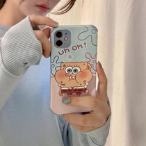 Super cute cartoon suitable for iphone12promax mobile phone case 11pro Apple x All-inclusive xr Anti-fall xs couple max Net red xsmax personality 8Plus
