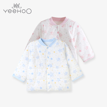British baby underwear men and women baby quilted autumn and winter thermal underwear cotton top 174571 174578