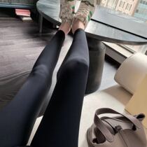 ADO autumn and winter net red fitness pants running sports pants womens high waist tight breathable hip quick-drying yoga nine-point pants