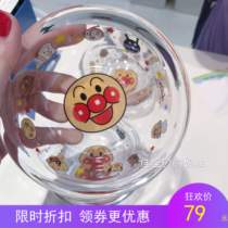 Made in Japan imported Breadman children cartoon baby tableware glass bowl plate environmental protection material